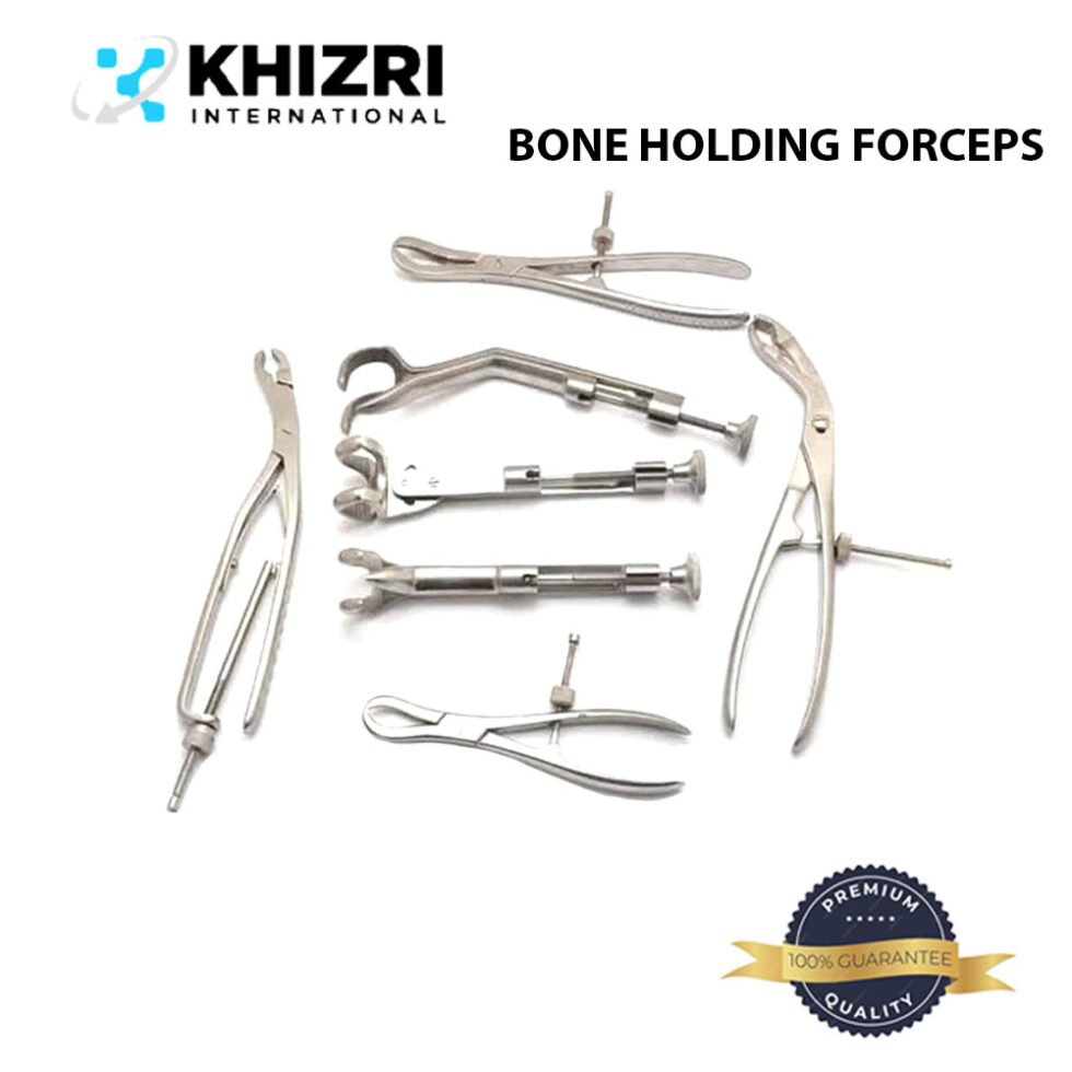 ORTHOPEDIC BONE HOLDING FORCEPS SET OF 7 PCs | PREMIUM QUALITY SURGICAL INSTRUMENTS
