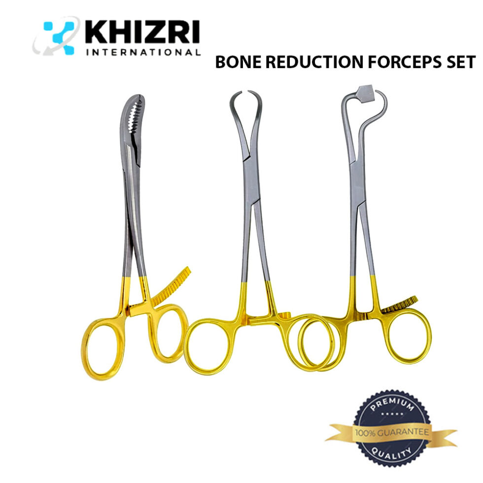 PLATE BONE HOLDING REDUCTION FORCEPS | 5.5" | SET OF 3 PCs | ORTHOPEDIC SURGICAL INSTRUMENTS