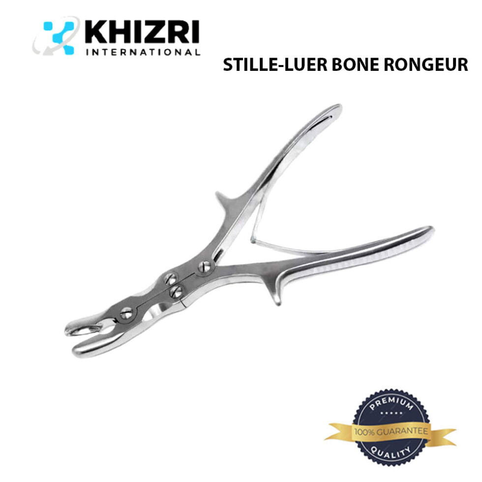 STILLE-LUER BONE RONGEUR DOUBLE ACTION 8.75" CURVED | ORTHOPEDIC SURGICAL INSTRUMENT