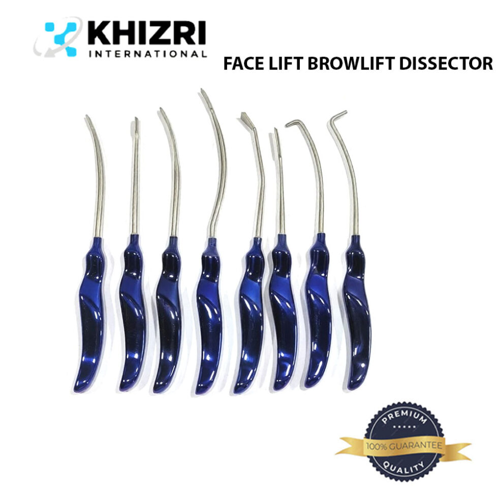 FACE LIFT BROWLIFT DISSECTOR & ELEVATOR | SET OF 8 PCs | PLASTIC SURGERY INSTRUMENTS