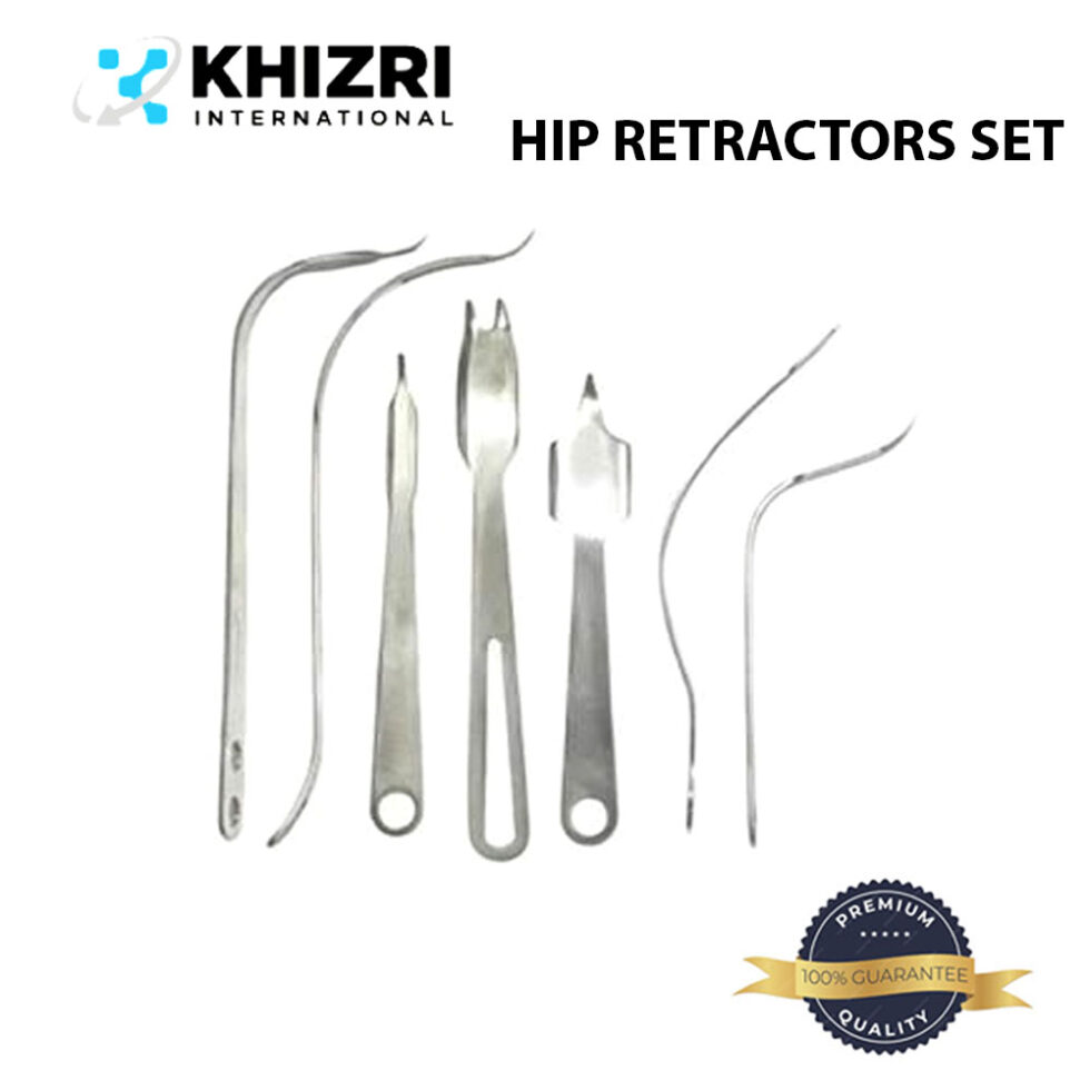 THA HIP RETRACTORS SET | 7 PCs | ORTHOPEDIC SURGICAL INSTRUMENTS