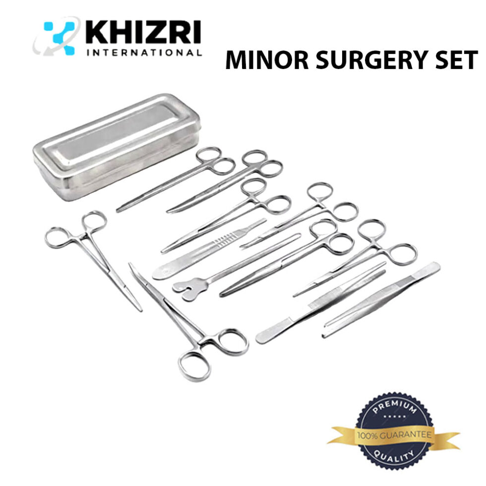 MINOR SURGERY SET OF 13 PCs | SURGICAL INSTRUMENTS KIT | STAINLESS STEEL