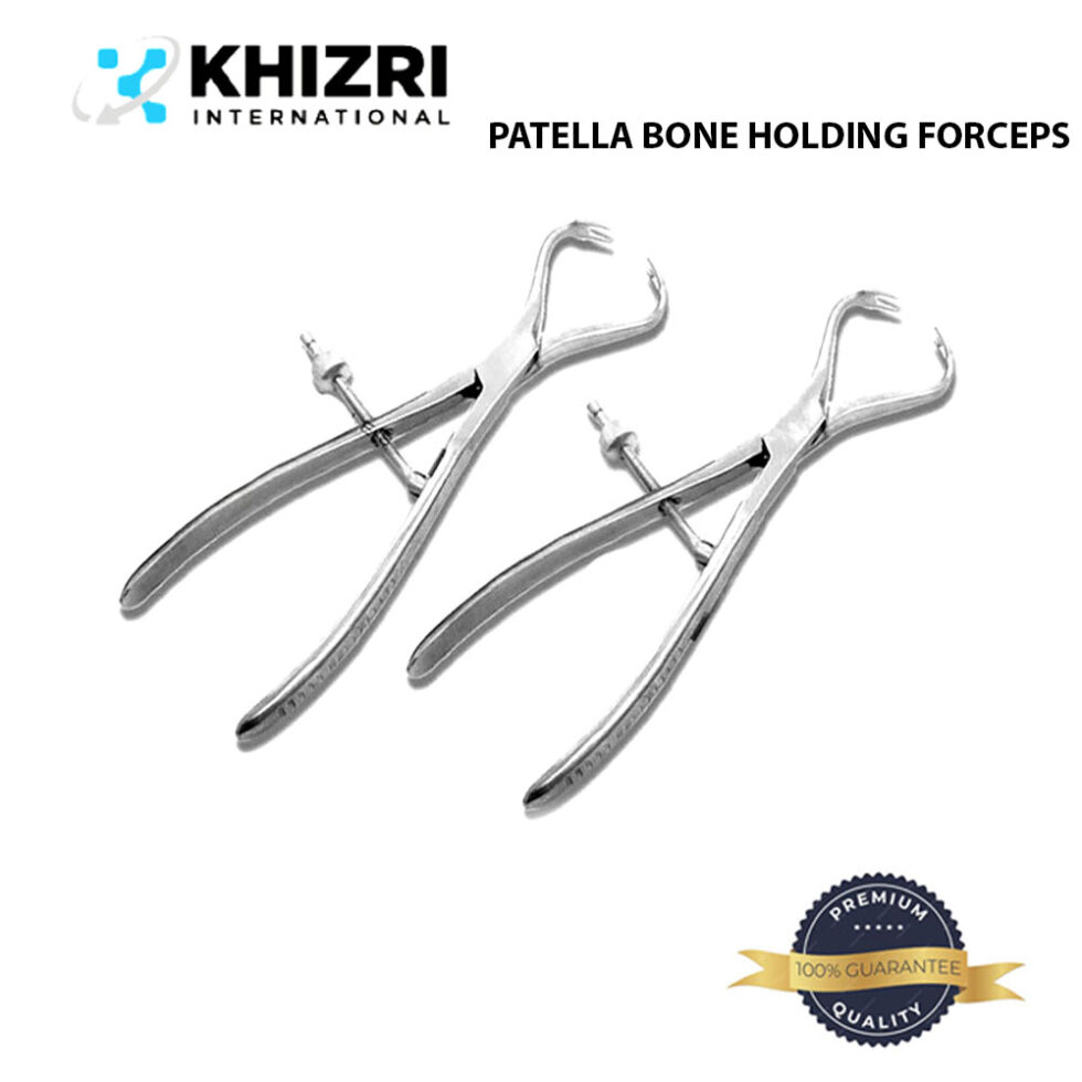 PATELLA BONE HOLDING FORCEPS | SET OF 2 PCs | ORTHOPEDIC SURGICAL INSTRUMENTS