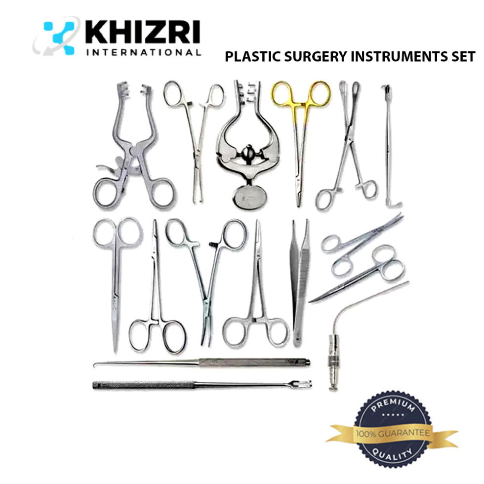BASIC PLASTIC SURGERY INSTRUMENTS SET | 16 PCS | PLASTIC SURGERY SURGICAL INSTRUMENTS | STAINLESS STEEL