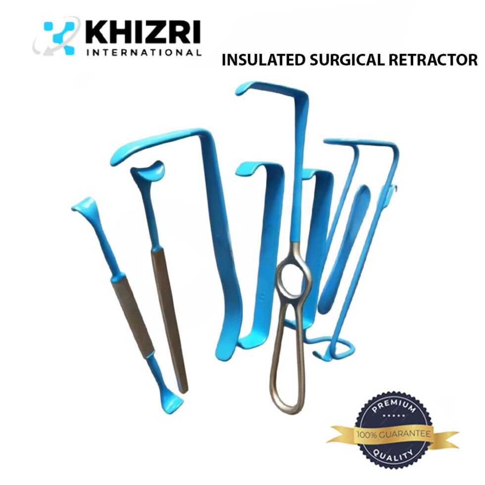 INSULATED SURGICAL RETRACTOR | 9 PCs | ORTHOPEDIC INSTRUMENT SET