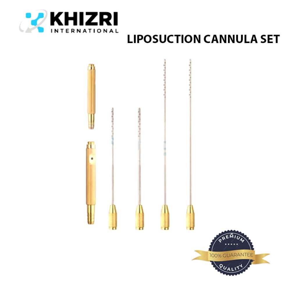 LIPOSUCTION CANNULAS 4 PCs SET | PLASTIC SURGERY INSTRUMENTS | REUSABLE SURGICAL INSTRUMENT SET