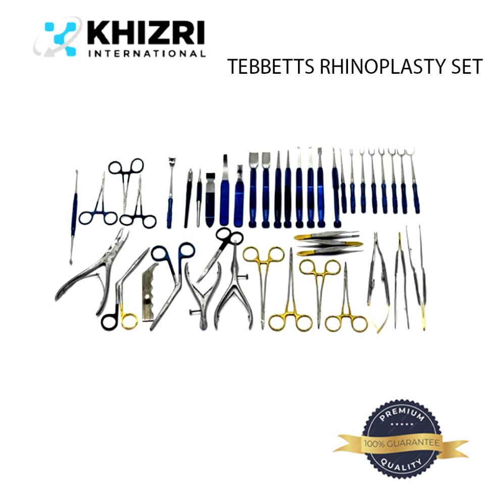 TEBBETTS RHINOPLASTY INSTRUMENT SET | PREMIUM MEDICAL GRADE STAINLESS STEEL INSTRUMENTS | RHINOPLASTY | NASAL RECONSTRUCTION | PLASTIC SURGERY